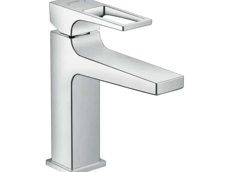 New Hansgrohe Einhebel-Waschtischarmatur Metropol 110 mit Bügelgriff und Zugstangen-Ablaufgar.