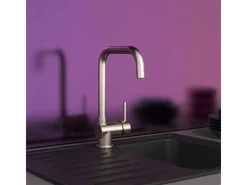 Einhebelmischer<Eisl Spültischarmatur Futura Edelstahloptik