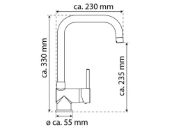 Clearance Eisl Spültischarmatur Futura Niederdruck Chrom