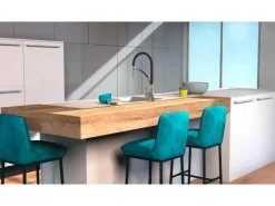 Eisl Spültischarmatur mit Soft-Touch Schlauch Carneo Chrom-Schwarz< Einhebelmischer