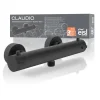 Eisl Thermostat Duscharmatur Claudio Schwarz Matt< Einhebelmischer