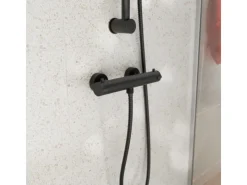 Eisl Thermostat Duscharmatur Claudio Schwarz Matt< Einhebelmischer