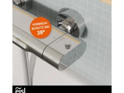 Eisl Wannenarmatur mit Schwallauslauf Carneo Chrom< Einhebelmischer