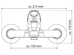 Discount Eisl Wannenfüllarmatur Speed Weiß