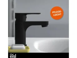Einhebelmischer<Eisl Waschtischarmatur Claudio Schwarz Matt