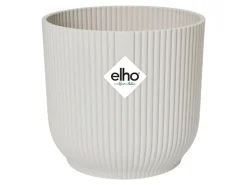Clearance Elho Übertopf Vibes Fold Ø 25 cm x 23 cm Seidenweiß