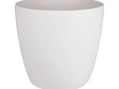 Discount Elho Blumentopf Brussels Rund mit Rollen Ø 47 cm Weiß