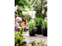 Sale Elho Blumentopf Fuente Rings Ø 30 cm x 24 cm Onyx Schwarz