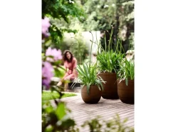 Clearance Elho Blumentopf Fuente Rings Ø 38 cm x 31 cm Rost Braun