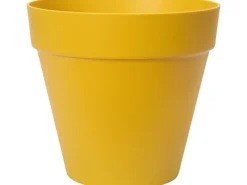 Outlet Elho Blumentopf Loft Urban Rund mit Rollen Ø 38,5 cm Ocker