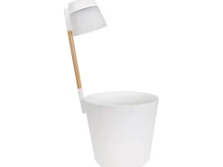 Clearance Elho Blumentopf mit Leuchte Flower Light Ø 28,5 cm x 29 cm Weiß