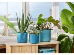 Sale Elho Blumentopf Ocean Collection Ø 18 cm Atlantikblau