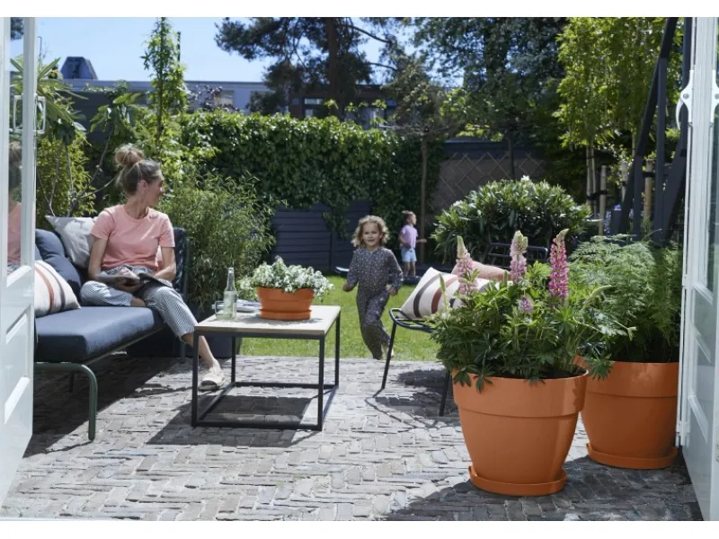Hot Elho Blumentopf Vibia Campana Ø 55 cm x 47 cm Terra Terrakota