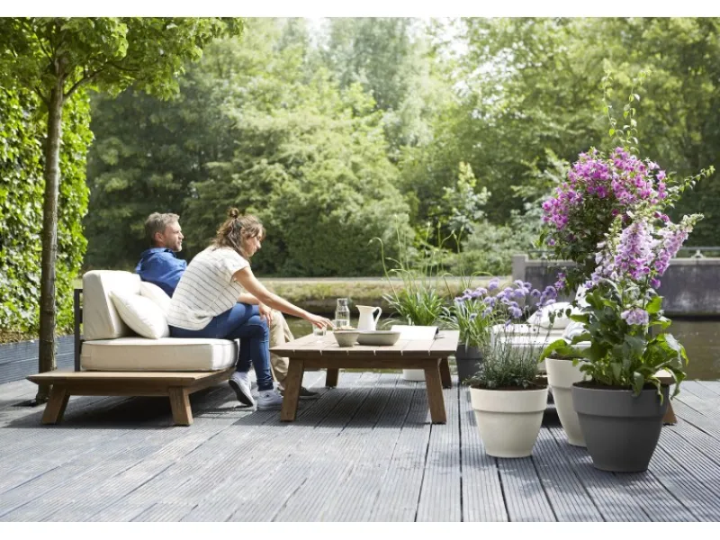 Elho Töpfe<Blumentopf Vibia Campana Ø 47 cm Seidenweiß