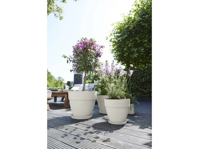 Elho Töpfe<Blumentopf Vibia Campana Ø 47 cm Seidenweiß