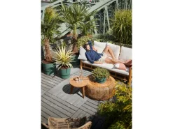 Elho Pflanzgefäß Greenville rund Ø 40 living< Töpfe