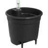 Outlet Elho Selbstbewässerungs-System Ø 28 cm x 26 cm Schwarz