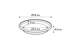 Elho Universal-Untersetzer Ø 30 cm x 5 cm< Töpfe