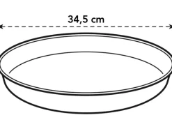Elho Untersetzer Loft Urban Rund Ø 34,3 cm< Töpfe