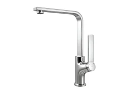 Discount Emke Küchenarmatur Chrom im Ultradünnen Design 30x22x10 cm Küchenarmatur Drehbar Wasserhahn