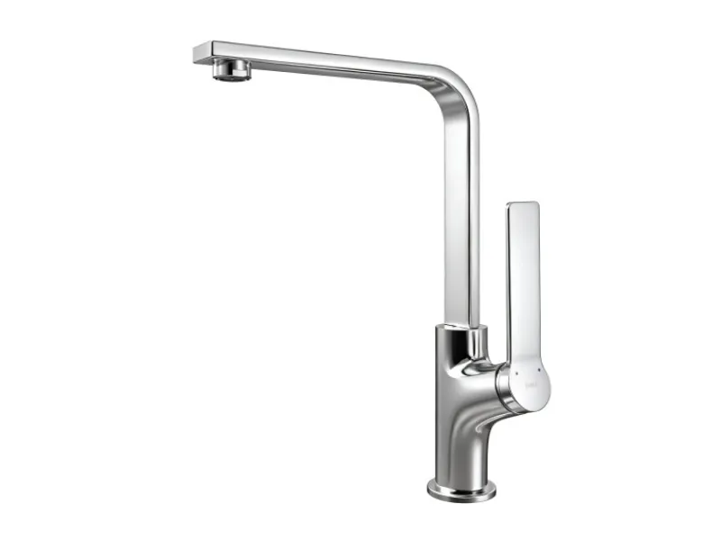 Discount Emke Küchenarmatur Chrom im Ultradünnen Design 30x22x10 cm Küchenarmatur Drehbar Wasserhahn