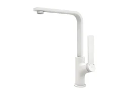 Outlet Emke Küchenarmatur Weiß Matt im Ultradünnen Design 30x22x10 cm Küchenarmatur Drehbar Wasserhahn