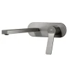 Emke Wand Waschtischarmatur Inklusive Grundkörper 288 x 210 x 70 mm Anthrazit Mischbatterie für Waschbecken< Einhebelmischer