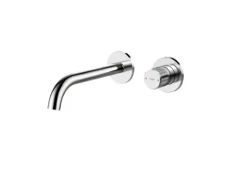 Einhebelmischer<Emke Waschtischarmatur Unterputz für Wandmontage Chrom Wasserhahn Badarmatur