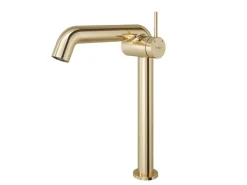 Outlet Emke Wasserhahn Bad 332 x 220 x 76 mm Champagnergold Wasserhahn Waschtischarmatur Mischbatterie