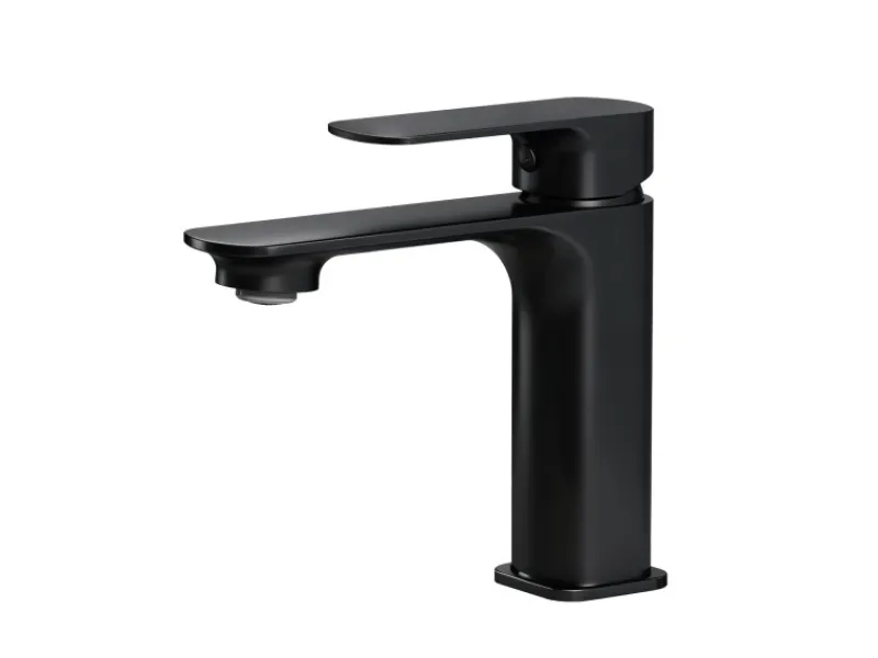 Online Emke Wasserhahn Bad 166 x 152 x 45 mm Schwarz Matt Waschtischarmatur Mischbatterie Waschbecken
