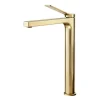 Best Emke Wasserhahn Waschbeckenarmaturen 335 x 233 x 46 mm Champagnergold Mischbatterie Küchenarmatur mit Luftsprudler