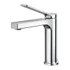 Einhebelmischer<Emke Wasserhahn Waschbeckenarmaturen 195 x 173 x 46 mm Verchromt Mischbatterie Küchenarmatur mit Luftsprudler