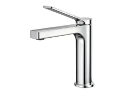 Einhebelmischer<Emke Wasserhahn Waschbeckenarmaturen 195 x 173 x 46 mm Verchromt Mischbatterie Küchenarmatur mit Luftsprudler