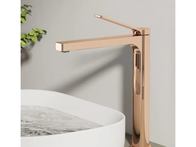 Zubehör Für Küchenarmatur|Einhebelmischer<Emke Wasserhahn Waschbeckenarmaturen 335 x 233 x 46 mm Rosengold Mischbatterie Küchenarmatur mit Luftsprudler