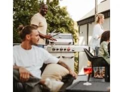 Sale Enders Gasgrill Kanasas II Pro 4 SIK Profi Turbo 4 Brenner & Seitenkocher Silber