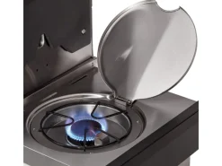 Sale Enders Gasgrill Kanasas II Pro 4 SIK Profi Turbo 4 Brenner & Seitenkocher Silber