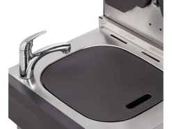 Sale Enders Gasgrill Kanasas II Pro 4 SIK Profi Turbo 4 Brenner & Seitenkocher Silber