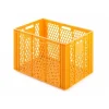 Hot PROREGAL Eurobehälter Bäcker- und Konditorenkasten HxBxT 42,1 x 40 x 60 85 Liter Gelb-Orange Brötchenkiste Sstapelbare Bäckerkiste