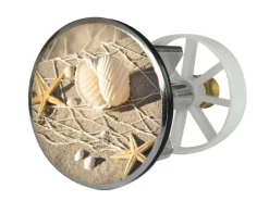 Sanitop-Wingenroth Excenterstopfen mit Dekor Strandperle 38 - 40 mm< Zubehör Für Küchenarmatur
