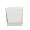 Exotenherz Übertopf Glas-Würfel 12x12x12cm Weiß< Töpfe