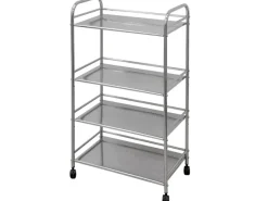 eyepower Servierwagen mit 4 Etagen 60 x 35 x 100 cm< Küchenhelfer