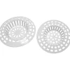 Fackelmann Küchenhelfer<Abflusssieb 6 cm u. 7 cm Weiß 2 Stück