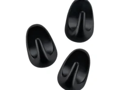 Fackelmann Allroundhaken 40 mm Schwarz 3 Stück< Küchenhelfer