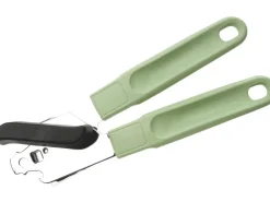 Fackelmann Dosenöffner Ecolution 21 cm Lichtgrau-Mintgrün< Küchenhelfer