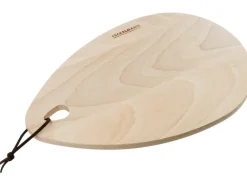 Fackelmann Frühstücksbrett Drop Fair 28 cm x 19 cm x 1,1 cm Braun< Küchenhelfer|Schneidebretter