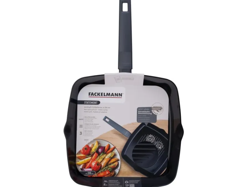 Fackelmann Pfannen|Herde<Grillpfanne Statement 28 cm Keramik