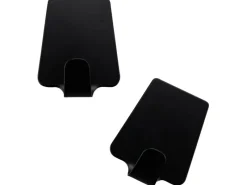 Fackelmann Klebehaken Trapez 4 cm Schwarz< Küchenhelfer