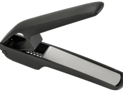 Fackelmann Küchenhelfer<Knoblauchpresse Schwarz-Silber