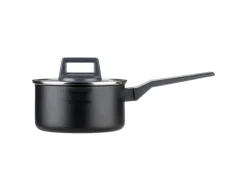 New Fackelmann Kochtopf mit Stiel und Deckel Statement 16 cm Keramik