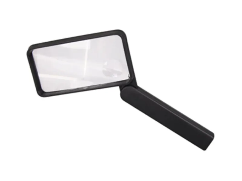 Discount Fackelmann Lupe 2-/3-fache vergrößerung Faltbar 11 cm x 8 cm Schwarz